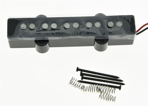 TD.Shopthuyduongls Black 5 String J Bass Alnico 5 Bridge Pickup 60s Vintage Sound Jazz Bass Pickups