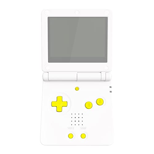 Image of eXtremeRate Sunflower Yellow Custom Full Set Buttons for Gameboy Advance SP, Replacement A B L R Button Power On Off Volume Button D-pad Key for GBA SP Console - Console NOT Included