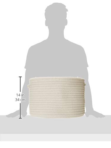 MUCKLILY Herzförmiger Geflochtener Korb Weiß - Obstschale & Aufbewahrungskorb Aus Papierseil