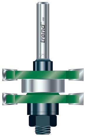 Trend CraftPro Tongue and Groove Router Cutter Bit, 1/2 Inch Shank, 3.2mm Cut Length and 9.5mm Cut Diameter - Image 5