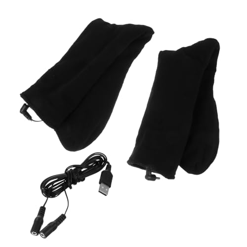 Milisten 1pair Smart Heating Socks for Comfortable Cotton Heated Stockings Intelligent Temperature Control Portable Design for Outdoor Activities