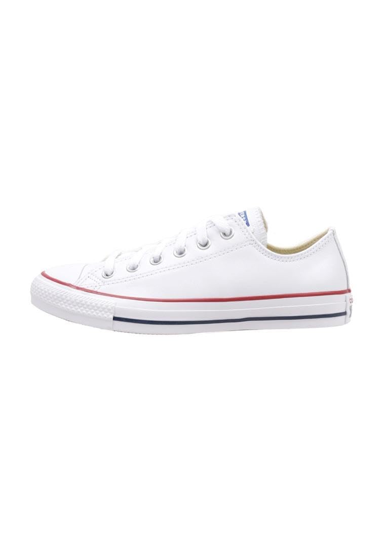 Converse All Star Low Leather Trainers Optical White - 4.5 UK