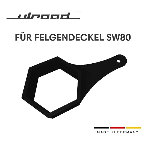ULROAD Ersatzteil für BBS Felgenschlüssel RS Sechskant Schlüssel RS Key 80mm Felgendeckel 09 23 576 SW80 0923576 Werkzeug