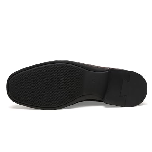 Mens Loafers Slip On,Crocodile Pattern Leather Dress Shoes Formal Shoes for Men4