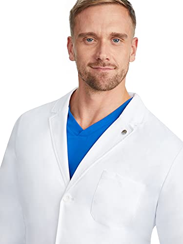 Healing Hands Lab Coat for Men's Luke Labcoat With 5 Pockets & 2-way Stretch Fabric 5151