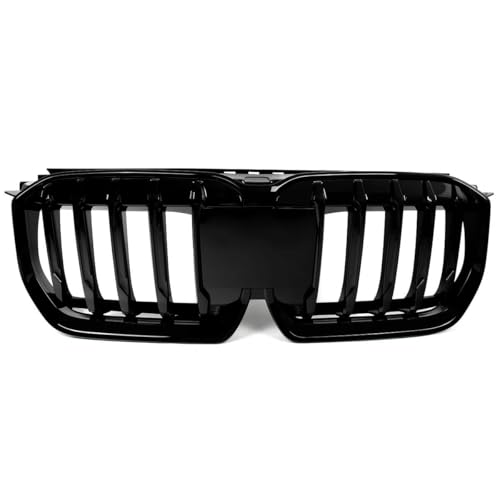 Grille de calandre pour BMW X1 U11 U12 2022-2024 style à ligne unique rein de radiateur noir matt