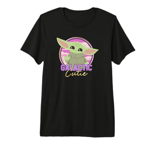 T-shirt Star Wars Mandalorian Grogu anti-déformation pour style quotidien