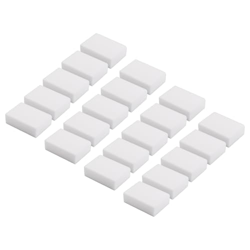 Helilyco Esponja de limpieza de melamina para cocina, baño y superficies, paquete de 10 unidades, 10 x 7 x 3 cm, color blanco, no necesita productos químicos - imagen 2