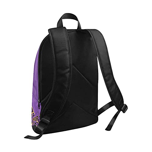 Personalized Cheer Cheerleader Purple Gold Backpack with Name Custom Travel Bag for women Men3
