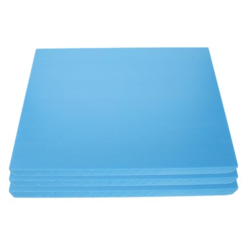 Baluue 3 Láminas de Espuma de Alta Densidad para Manualidades Base de Escenario 30X40X3 CM Bloques de Losa de Espuma Ligera para Bricolaje y Dioramas Artísticos