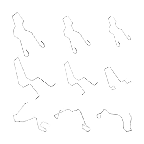 Ywdiml 9PCS Car Bulb Retaining Spring Clips, H1/H3/H4/H7 Vehicle Headlight Clamp Retainer, Automotive Headlamp Dipped Beam Bulb Holder Clips Accessories, Universal for SUV, Sedan, Truck