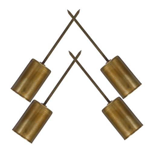 ELAYARD 4 Stück Teiliges Kerzenhalter Spitzen Vintage Kerzenbecher...