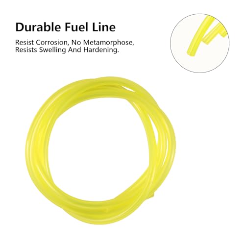 4 Stück 1 Meter Benzinschlauch 2mm id x 3.5mm, 2.5mm id x 5mm, 3mm id x 5mm, 3mm id x 6mm kraftstoffschlauch motorsäge, kettensäge freischneider benzinschlauch motorsense motorsäge rasenmäher