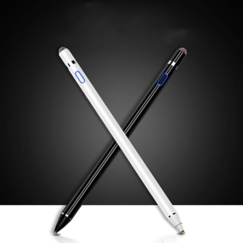 Stylet pour tablette tactile blanc fin et léger pour écran capacitif