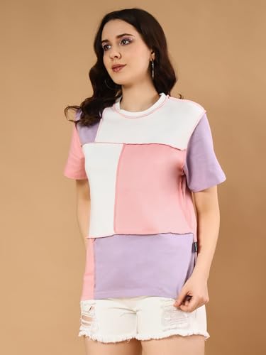 Image of THE DRY STATE Women Half Sleeves Cotton Tshirt