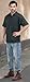 NY Threads Men's Work Shirt, Short Sleeve, Two Pockets, Durable Work Wear, Large, Charcoal