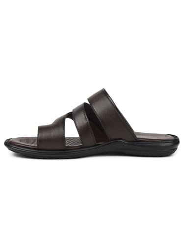 Image of Liberty Healers AOL-12 Casual Toe Ring Slipper For Men With PU Sole | Durable and Lightweight | Trendy Design | Comfortable and Soft Insole | Stylish Footwear and Cushioned Footbed