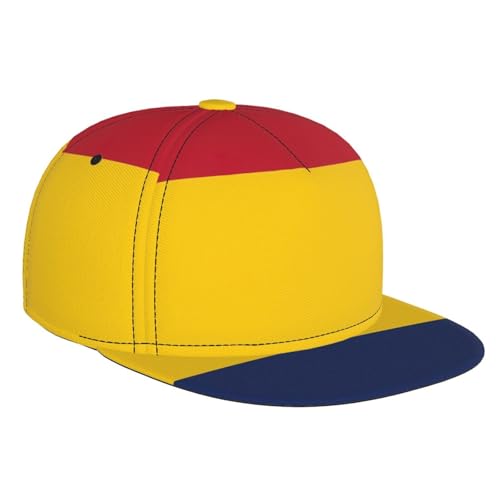 Casquette de baseball imprimée drapeau du Tchad - Casquette de sport d'été légère - Pour voyage, course à pied, plage, vacances - Noir