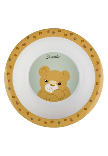 Sterntaler Kinderschale Giraffe & Löwe – Robuste & lebensmittelechte...