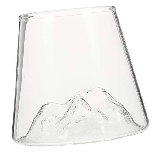 Balacoo Vaso de Vidrio Transparente de Borosilicato para Café y Leche para Microondas y Lavavajillas para Hogar y Hostelería Resistente
