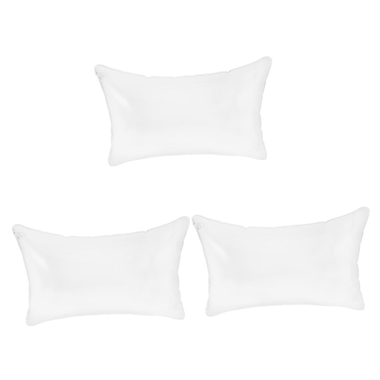 Cabilock 3pièces Oreiller Gonflable Transparent pour Camping Coussin De Voyage Portable Support Sturdy Et Confort Optimal