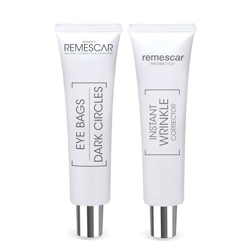 Remescar Bolsas y Ojeras + Párpados Caídos – Tratamiento Ojos Efecto Inmediato – Reduce Bolsas, Ojeras y Párpados Caídos – Crema Contorno de Ojos para Hombre y Mujer