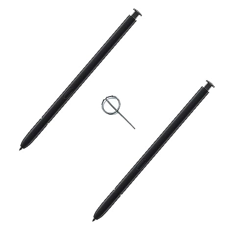 Image of 2 Pack S Pen S23 Ultra Stylus Replacement for Samsung Galaxy S23 Ultra S Pen, withoutBluetooth Function(Phantom Black) + Eject Pin EJ-PS918