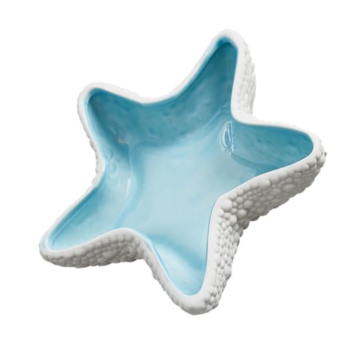 IMIKEYA 1 Pieza Bandeja Creativa de Joyería Forma de de Mar Organizador de Cosméticos y Maquillaje Decoración para Hogar Almacenamiento de Accesorios Sin Tapa