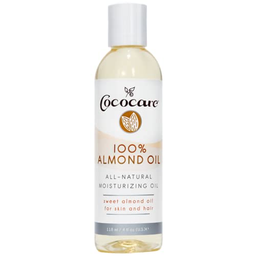 Cococare Natural Oil - Nourishing Sweet Almond - Perfect for Skin and Hair - 4 Ounce