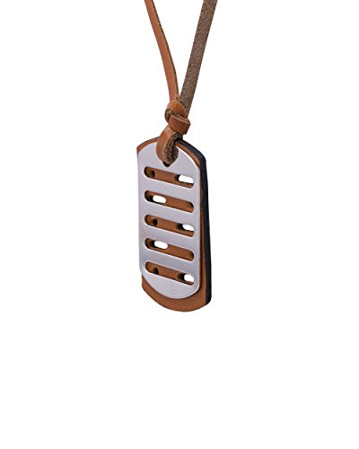 Silver Pendant with White Gemstones