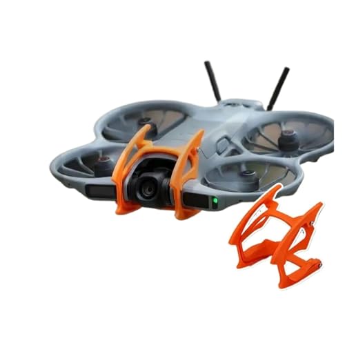 Protection d'objectif anti-collision en ABS pour DJI Neo 2 avec pare-chocs orange