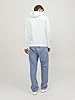 JACK & JONES Men's Jjecorp Logo Sweat Hood Noos 12137054 Hoodie, White, XXL #2