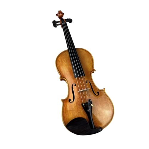 Violon en bois massif à motif de planche unique de taille 4/4