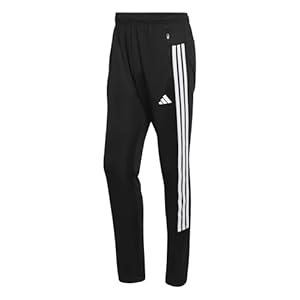 adidas Herren Workout Essentials All-Set 3-Stripes Knit Pant, Black/White, L
