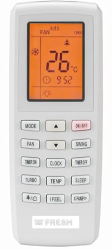 تكييف سبليت 1.5 حصان تبريد فقط - HFW12C/IW-HFW12CO-X2 هامر من فريش - بدون حامل