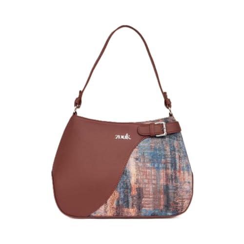 Image of ZOUK Ira Handbag | Stylish Women's Handbag | Luxury Shoulder Bag for Women | Trendy | Fancy Ladies Handbags | Small Purse for Events | Water-Resistant