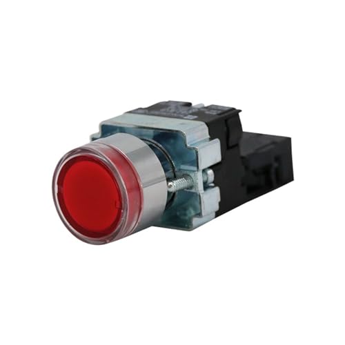 Bouton-poussoir rouge 22mm XB2-BW3462 voyant LED multi-tension 12V-220V