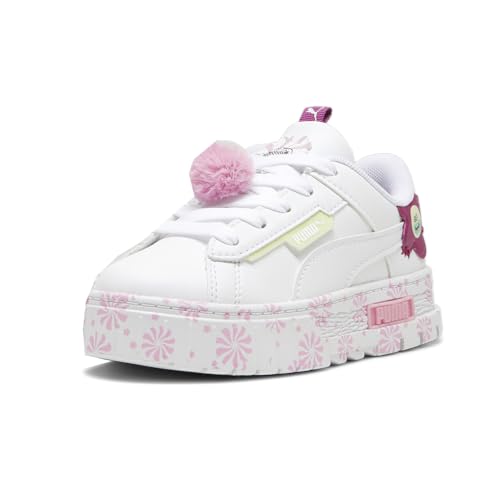 PUMA Kids Girls TRO X Mayze Crashed Lace Up Sneakers Shoes Casual - White - Size 3 M2