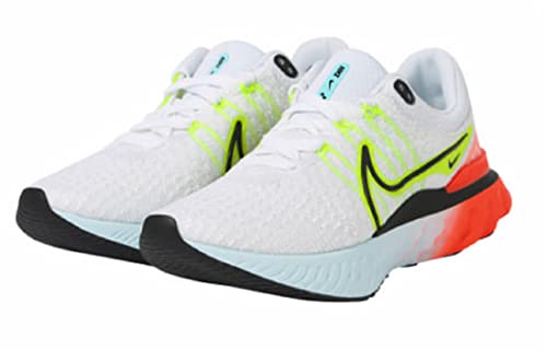 NIKE(ナイキ) レディース用 ランニングシューズ 24.0cm リアクト インフィニティ ラン フライニット 3 W REACT INFINITY RUN FLYKNIT 3 国内正規品 DX3351 ホワイト/ボルト