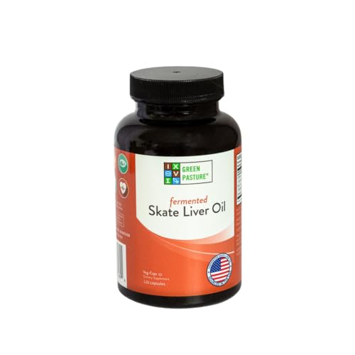 Green Pasture Fermented Skate Liver Oil - 120 Capsules