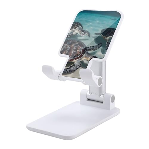 Support téléphone bureau pliable Tortues de mer pour votre cuisine