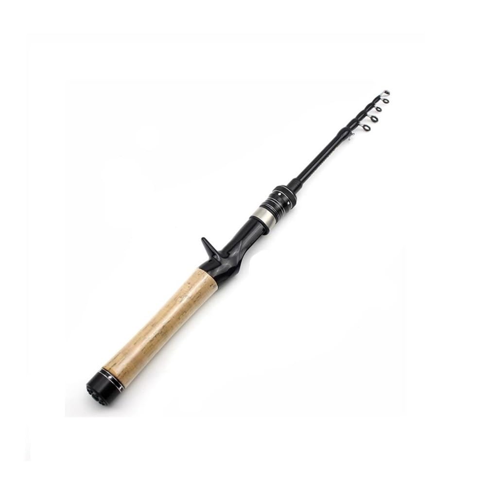 Akcesoria wędkarskie na morze Wędka teleskopowa Carbon Ultra Light UL Power Pocket Rod Stream Small Fish Pole(168cm)