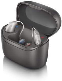 Unitron Moxi V-R/RT Hearing Aid Charger for Vivante Models Magnetic Charging Case with Secure Pull-In Docking Compatible with Unitron Moxi V-R & V-RT Vivante Hearing Aids Travel-Friendly Charger