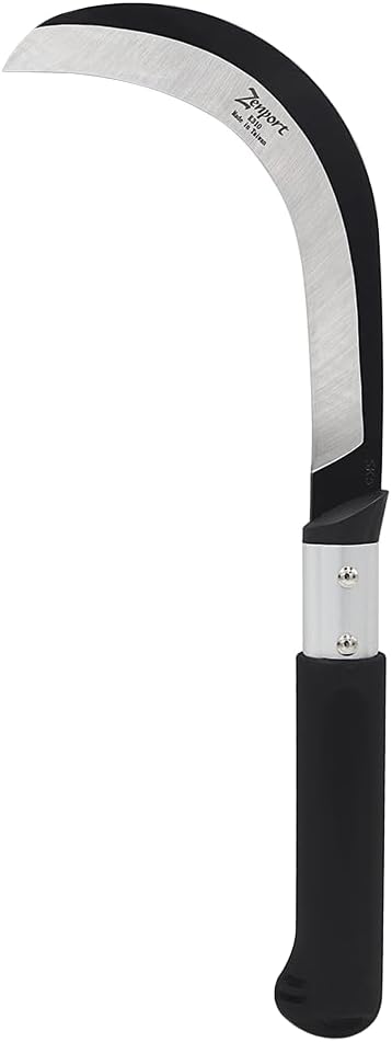 Zenport K310 Brush Clearing Sickle with 9-Inch Carbon Steel Blade and 9-Inch Aluminum Handle - Gardening/Landscaping Hand Sickle with Grip - Thumbnail 3