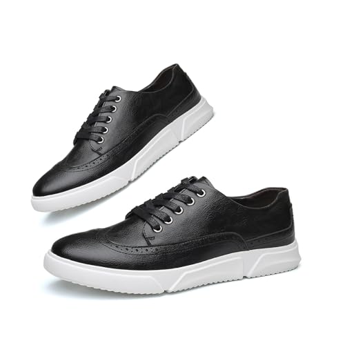 Men's Fashion Sneakers Classic Casual Shoes for Men Stylish Soft Men Dress Sneakers Wingtip Brogue Shoes