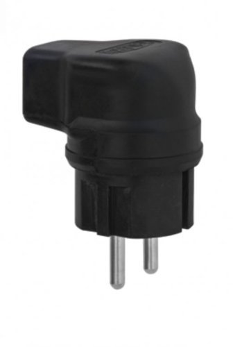 KALTHOFF 341006 341 Vollgummi Winkelstecker, 250 V, schwarz Cover