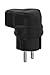 Produktbild KALTHOFF 341006 341 Vollgummi Winkelstecker, 250 V, schwarz