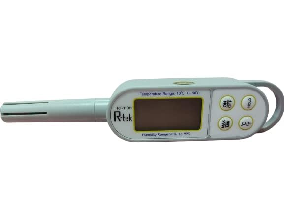 R-tek RT-110H Handheld Digital Temperature and Humidity Meter, -10°C to +50°C Range, 20% to 99% RH, MAX/MIN Memory, Data Hold Function By NAAFIE-image-14