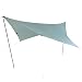 Produktbild 10T Tarp Arona 3x3 m Sonnensegel UV 80+ Sonnenschutz wasserdichtes Sonnendach Blau inkl. Zubehör