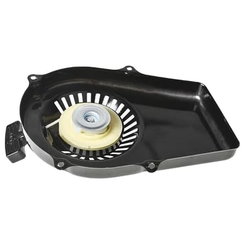 TUQPEI 69381 Recoil Starter Compatible with Harbor Freight 63CC 2HP 800 900W 60338 66619 Handheld Gasoline Generator, black Cover